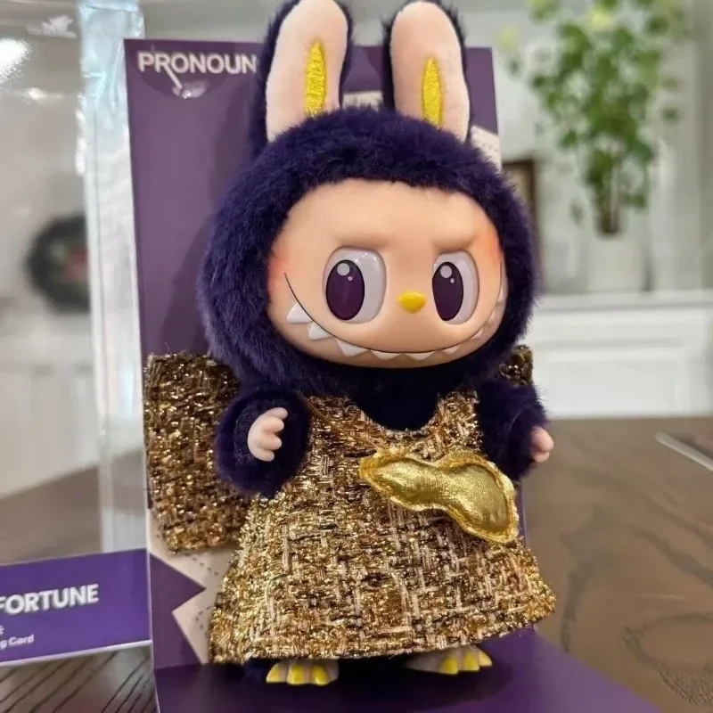 POP MART labubu vinyl face ornament macaron generation plush toy doll figure birthday gift children