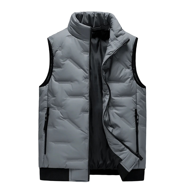 Men's Duck Down Vest Winter Casual Sleeveless Lightweight Vest Coats New Men Warm Sleeveless Puffer Jacket Plus Size 8XL thermal tank top