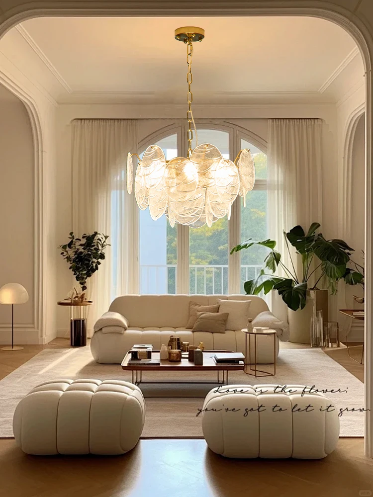 Nordic Vintage Modern Glass Chandelier Lights Led Home Appliance Dining Room Lamparas Hanging Lamps over Dining Table Lustres