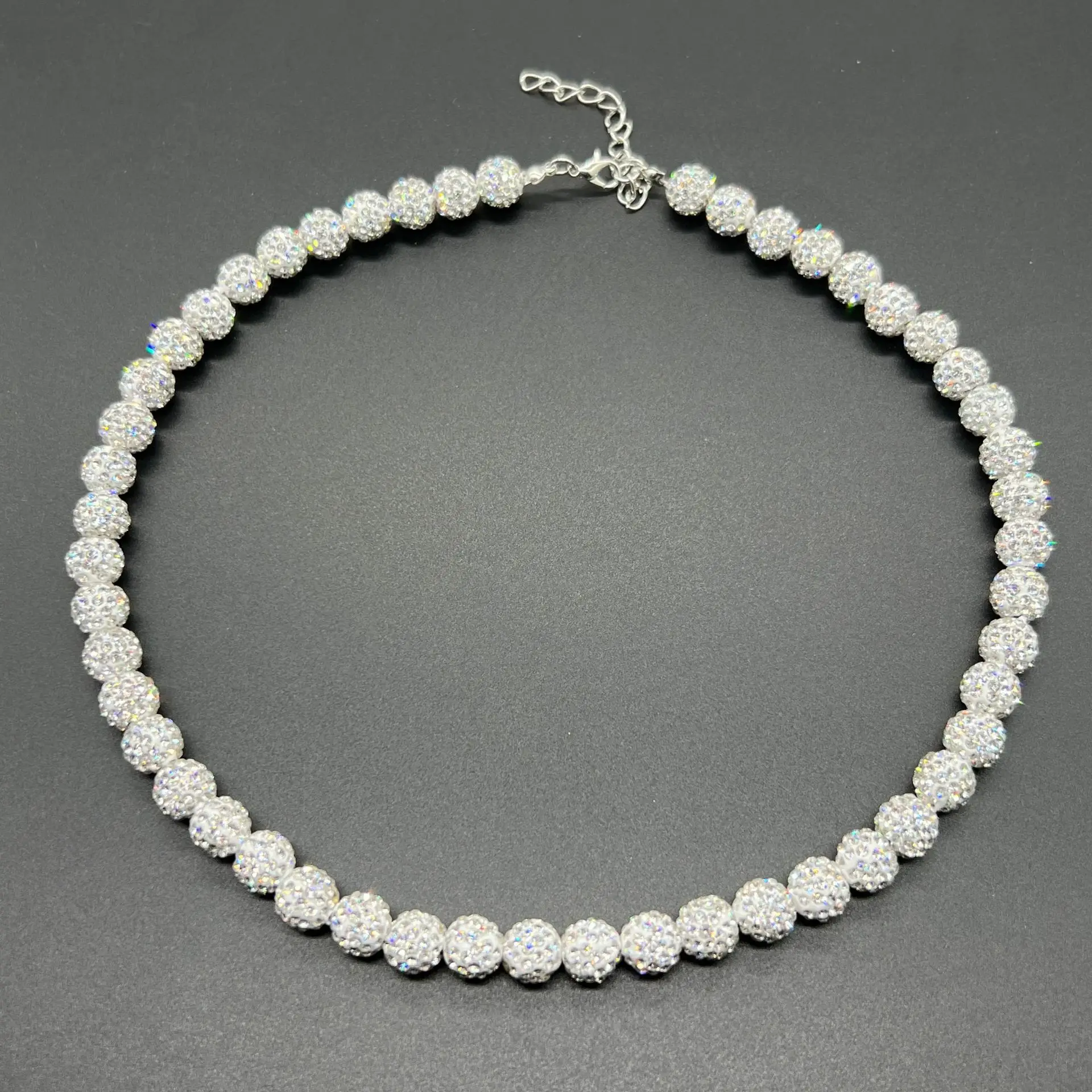 Baseball Bling Rhinestone Necklace - 20 Inch Sparkling Statement Necklace For Fans & Athletes - View #10