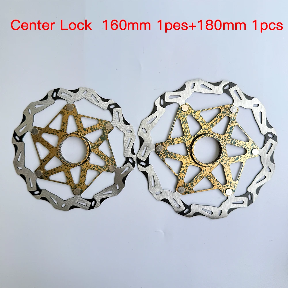 Disques De Frein Vélo YOD4 160/180 Mm – 6 Trous, Centre Lock, Alliage Léger