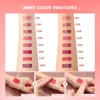 QIBEST 8 Colors Nude Watery Lip Gloss Long Lasting Liquid Lipstick Not Fading Sexy Red Purple Lip Glaze Lip Tint Women Makeup