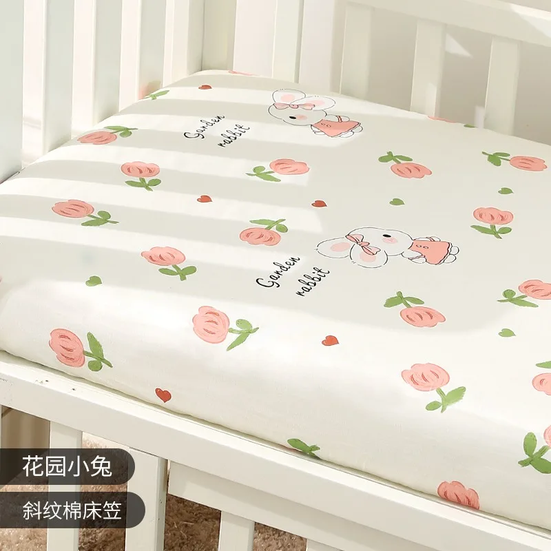 85*50*5cm Newborns Baby Fitted Sheet Crib Bed Cover Fitted Bassinet Sheets Mattress Cover Cradles Removable Bedding 140*70*5cm