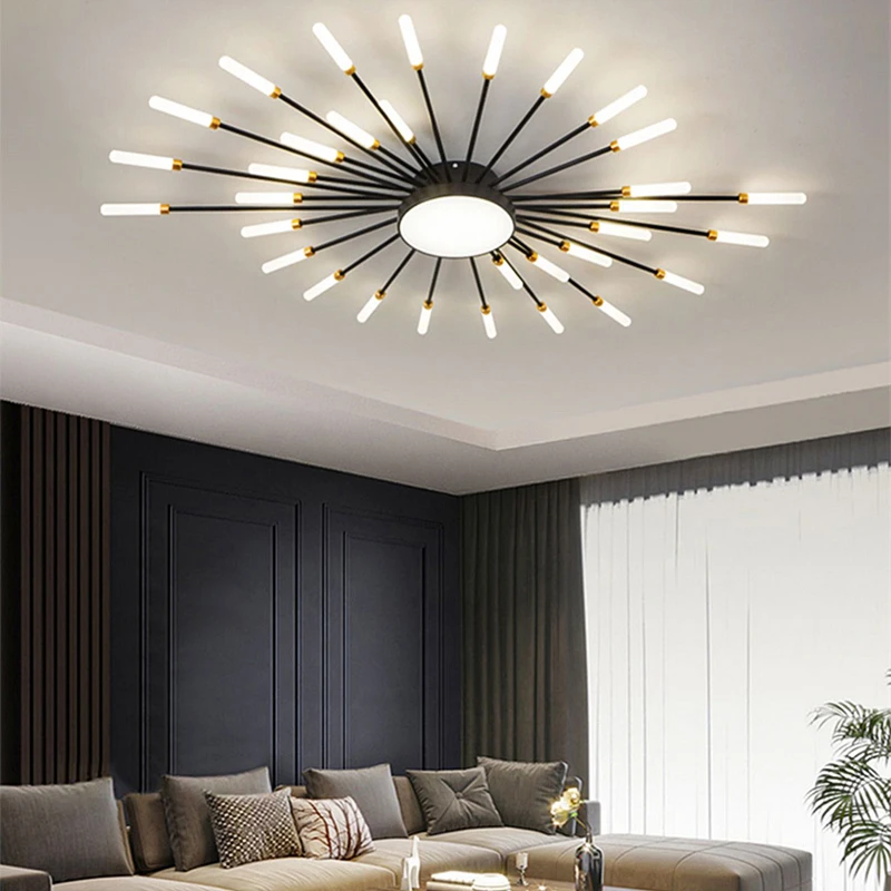 

Nordic Personalized Restaurant Ceiling Lamp Modern Living Room Luxury Ceiling Light Bedroom Study Attic Decor lighting fixtures