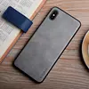 Leather Case for iPhone XS Max XR X funda simple design durable cover for iphone xs case 4