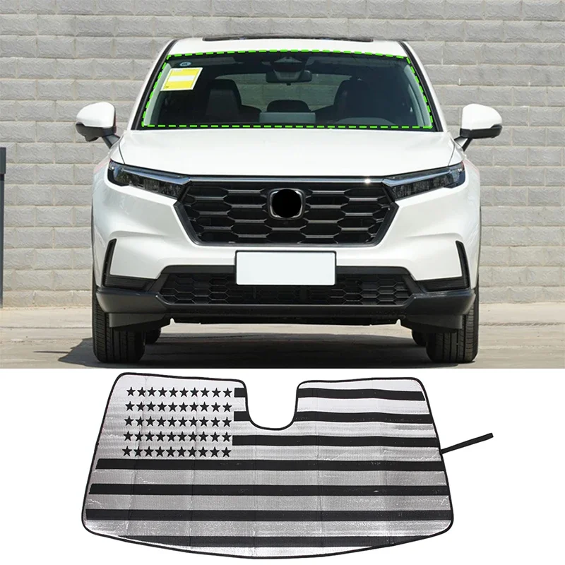 

For Honda CR-V 2023 Aluminum foil car styling car front windshield anti-UV sunshade car interior protection accessories