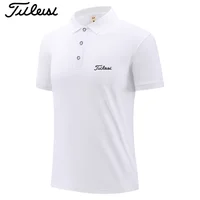 Polo à manches courtes de marque de luxe pour hommes, nouveau t-shirt respirant haut de gamme à revers, vêtements décontractés à la mode pour hommes 2