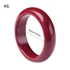 Natural  Mineral Cinnabar Ring Female Fine Red Plain Ring Super Self-discipline Original Stone Ring Male Jewelry 4