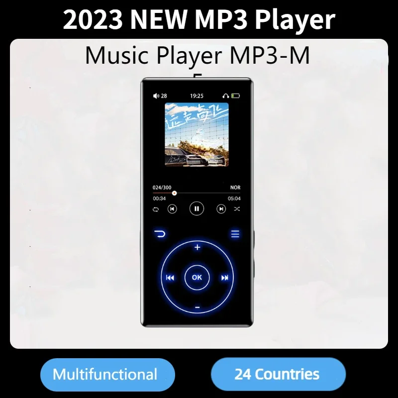 

MP3 Player Bluetooth Music Player 24-inch Screen HiFi Music Lossless Sound Music Sport MP4 Music Portable Multi-function Walkman