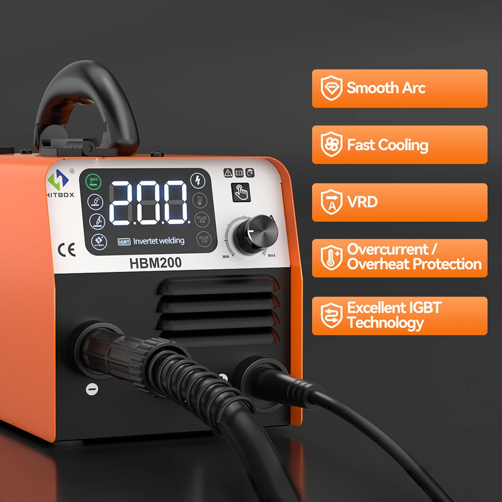 Welding Welders 3 in 1 Semi-automatic Machine For Gasless Soldering HBM200