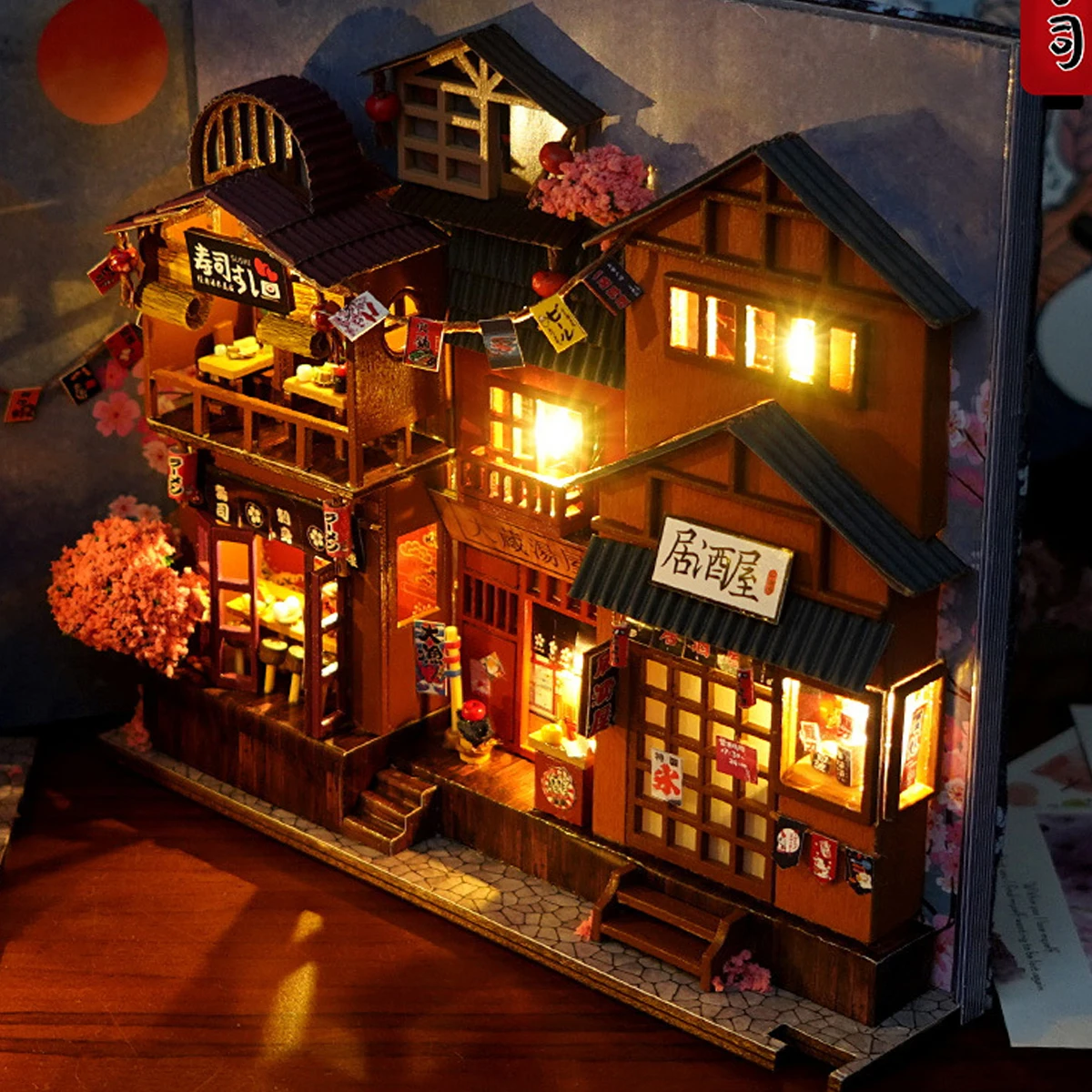 3D Wooden Puzzle Book Nook 2