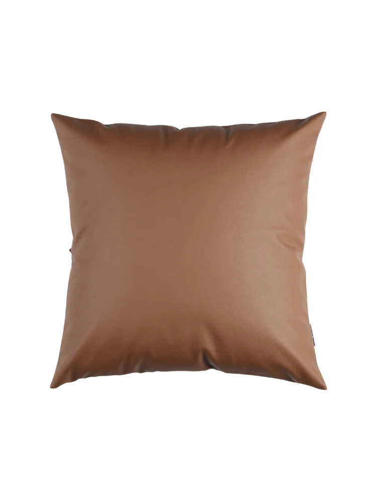 SoftCowhideLightLuxuryCoverWaistPillowLivingRoomSofa