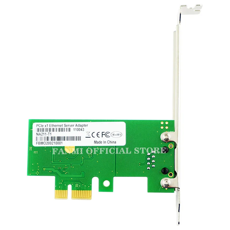 인텔 I211 LAN 카드 단일 포트 기가비트 이더넷 어댑터, 인텔 I211AT 칩 PCIe X1 1000M RJ45