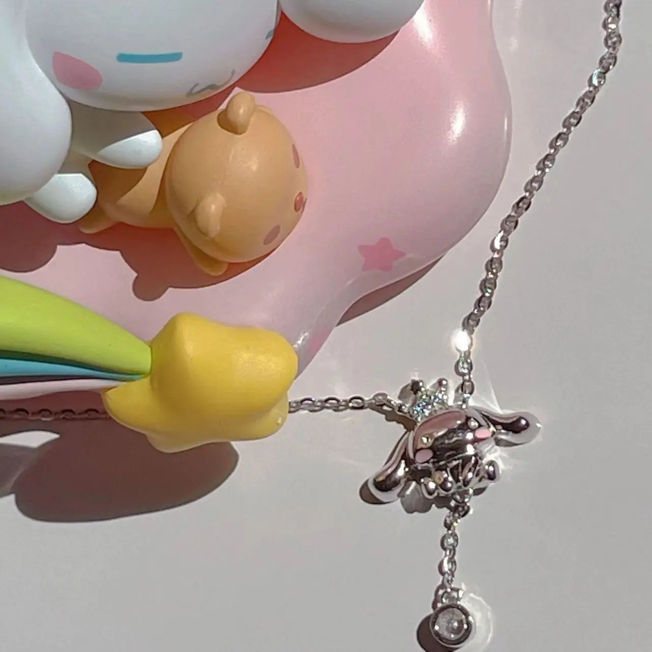 Sanrio Cinnamoroll Student Design Clavicle Chain Birthday Gift for  Girlfriend Necklace for Women Choker Necklace jewelry 