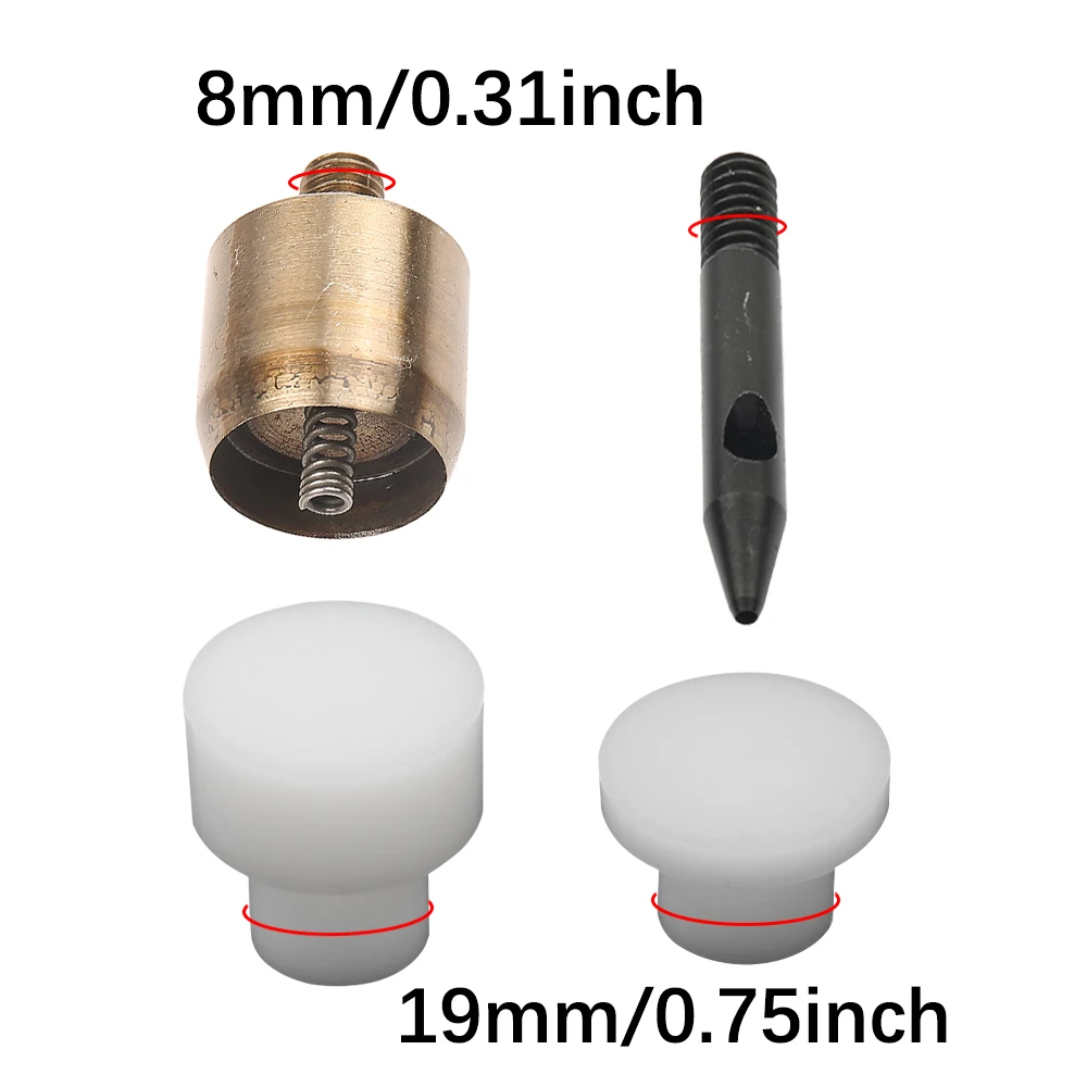 Eyelet Punch Tool Set Grommet Punch Tool Grommet Tool Eyelet Grommet Dies Grommet Tool Kit Grommet Eyelet Kit 2.0-20mm Eyelet Tool Punch Hole Grommet Dies for Hand Punch Press Mold for Cloth Leathercraft Scrapbooking Sewing Accessorie