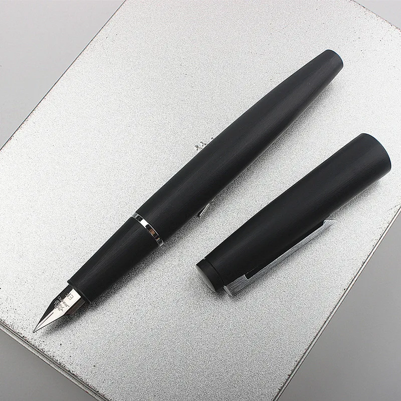 JINHAO 80 시리즈 섬유 블랙 만년필, 초미세 0.38mm 펜촉 쓰기