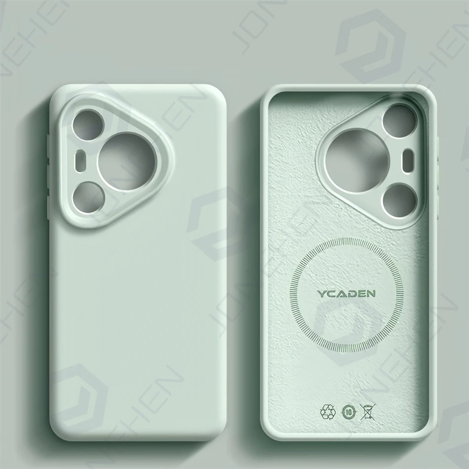 Liquid Silicone Shockproof Magnetic Phone Case - Soft Touch & Durable Protection