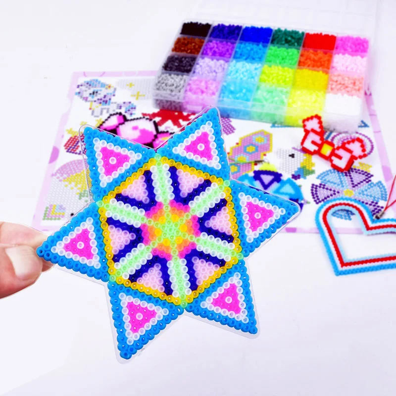 10000 pcs/Bag 2.6mm Hama Beads Puzzle Perlen Iron Beads Diy Perler Fuse Bead Intelligence Educational Toys thermal mosaic beads 6