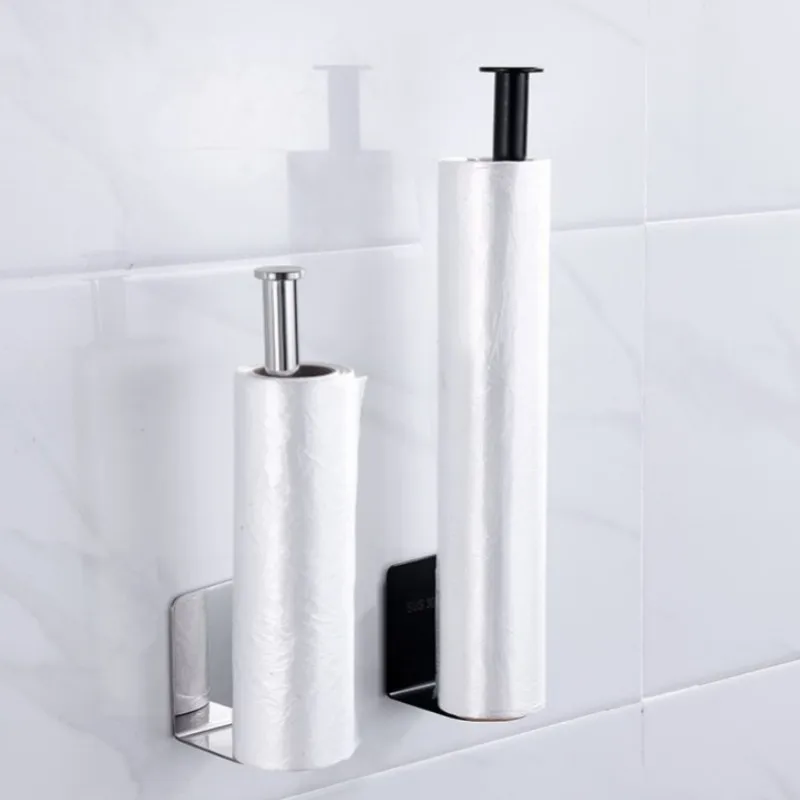 Tissue Hanger Stainless Steel Paper Roll Holder Wall Mounted For Kitchen Bathroom