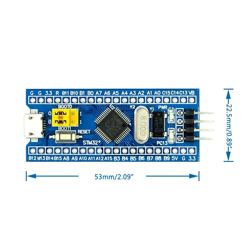 STM32F103 ý  STM32F103C8T6/C8T6, MCU ȸ  8M  32768 ũŻ ȸ  USB