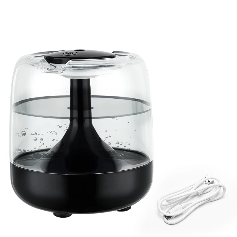 650ML Tragbare Luftbefeuchter Luftbefeuchter Ätherisches Öl Hause Schlafzimmer Aroma Diffusor Mit Bunten Nacht Lichter USB Luftbefeuchter