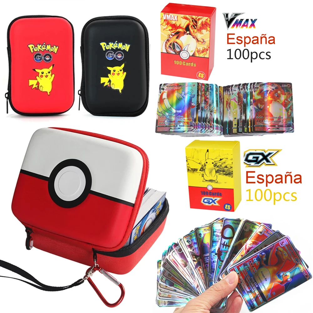 New Pokemon Cards Album Trading Cards Storage Bag Vmax Mega Collection  Holds Game Yugioh Card Shining Kids Toys Christmas Gift - Game Collection  Cards - AliExpress