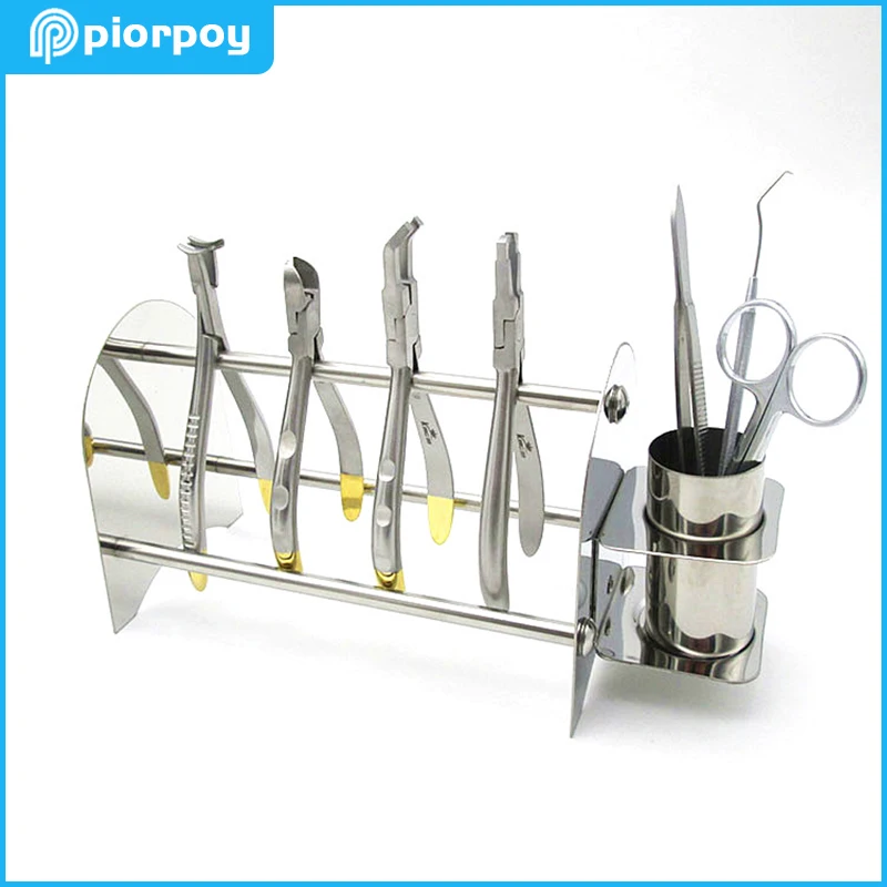 Dental Organizer Orthodontic Tweezers Holder Pliers Placement Rack