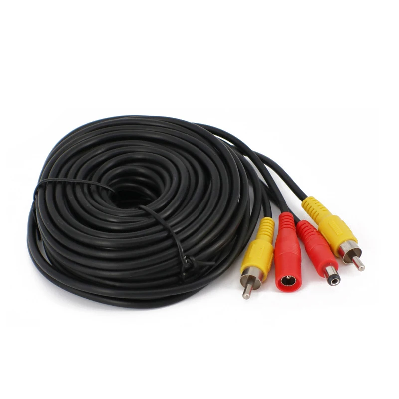 AV Image Video Cable 5M/10M/20M  AV RCA Phono Lead Cable Male to Male & Male to Female Extension Coaxial Speaker Audio Car