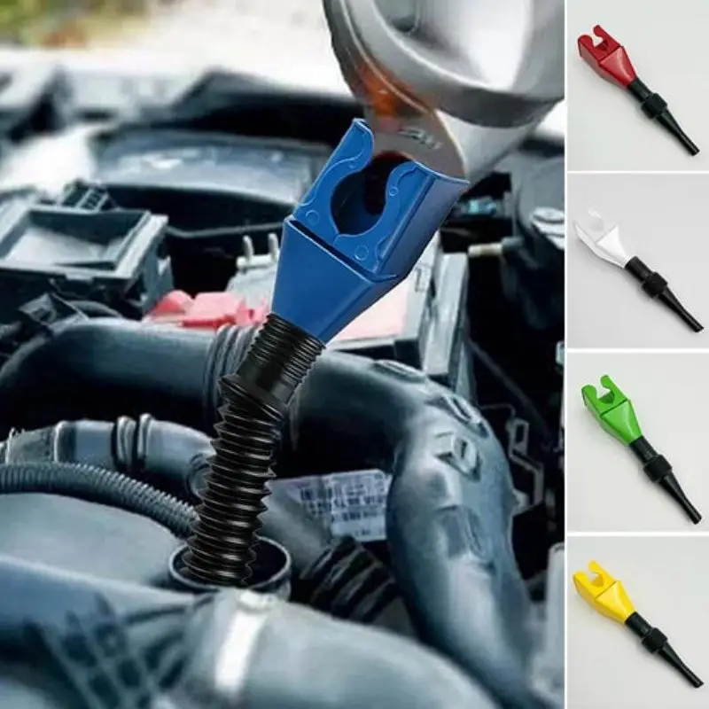 

Flexible Draining Tool Snap Funnel for Motorcycle Truck Auto Engine Oil Gasoline Foldable Extension Pipe Hose Filling Tools