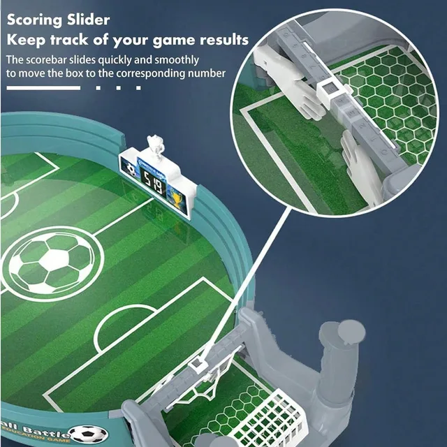 Table Football Game, Two-Person Football Game Table Game, Parent-Child Interactive Puzzle Game Table Football, Tabletop Soccer 3