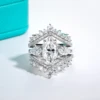 AnuJewel 4cttw Marquise Cut D Color Moissanite Diamond Engagement 925 Sterling Silver Rings For Women Jewelry Wholesale 5