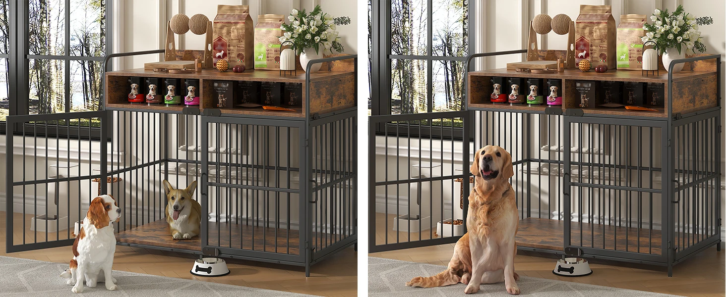 Furniture cage For 2 dogs
