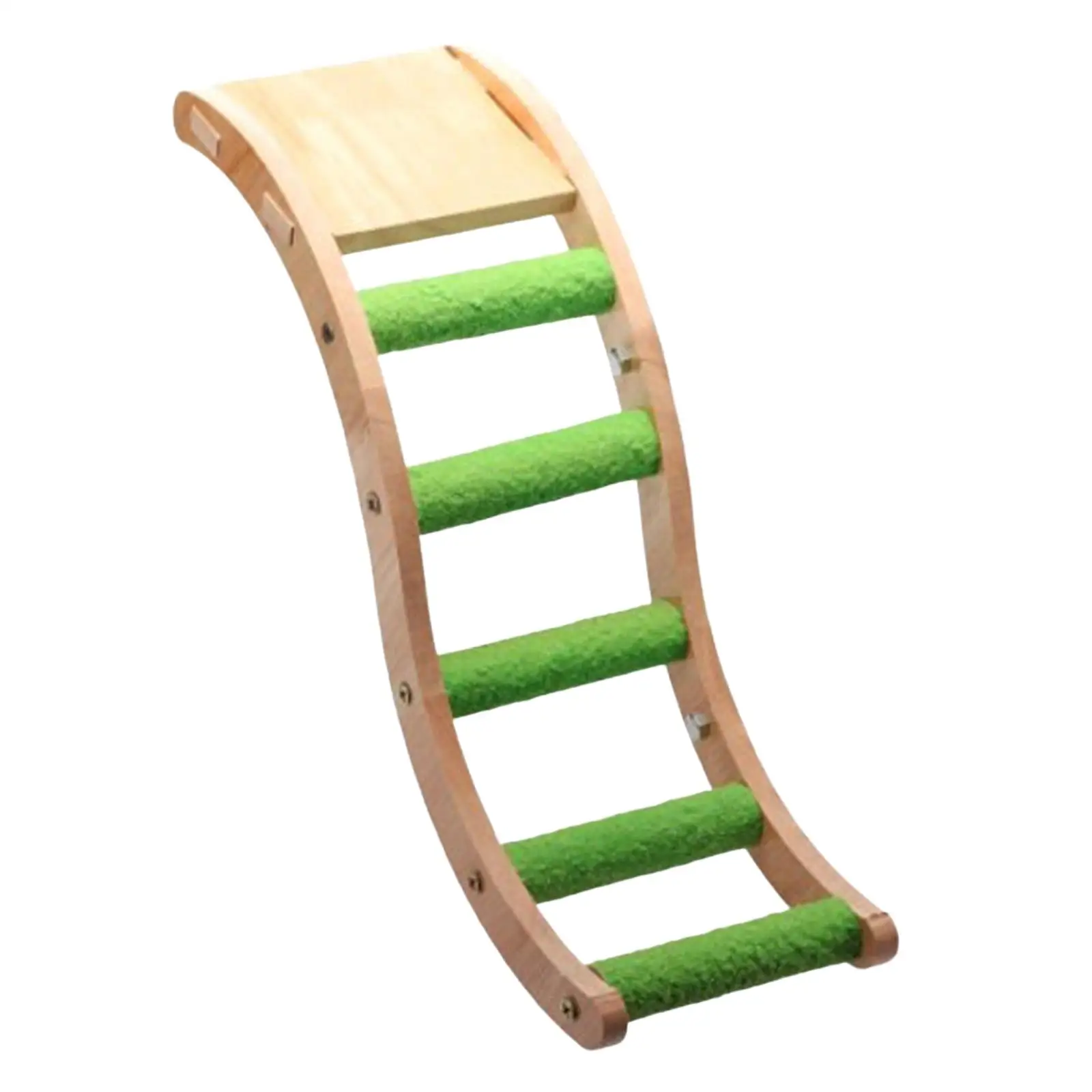 Bird Wooden Ladder Parrots Climbing Bridge Accessories for Grinding and Paws