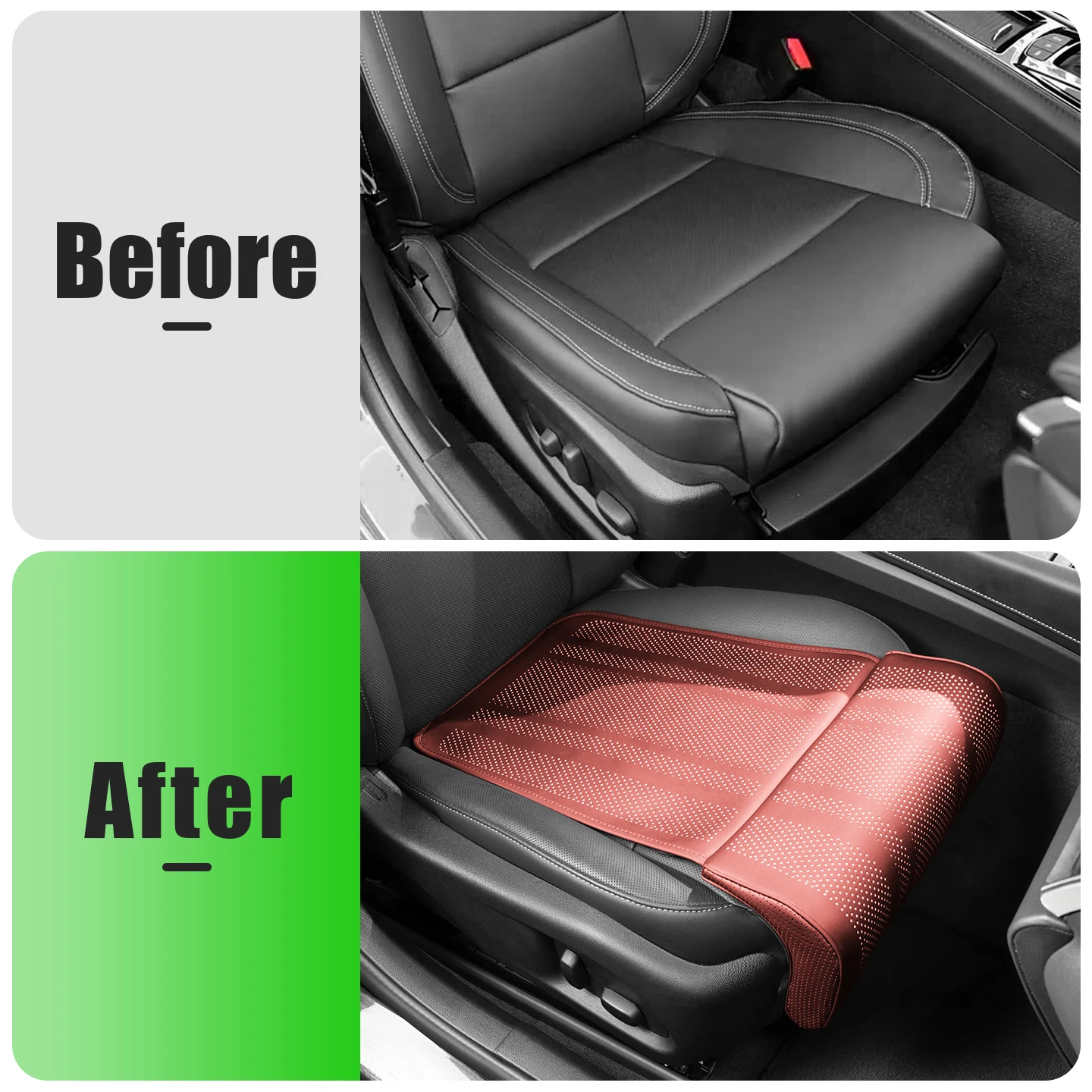 Enhanced Driver Seat Leg Support Cushion Mat Footrest Pad Cover