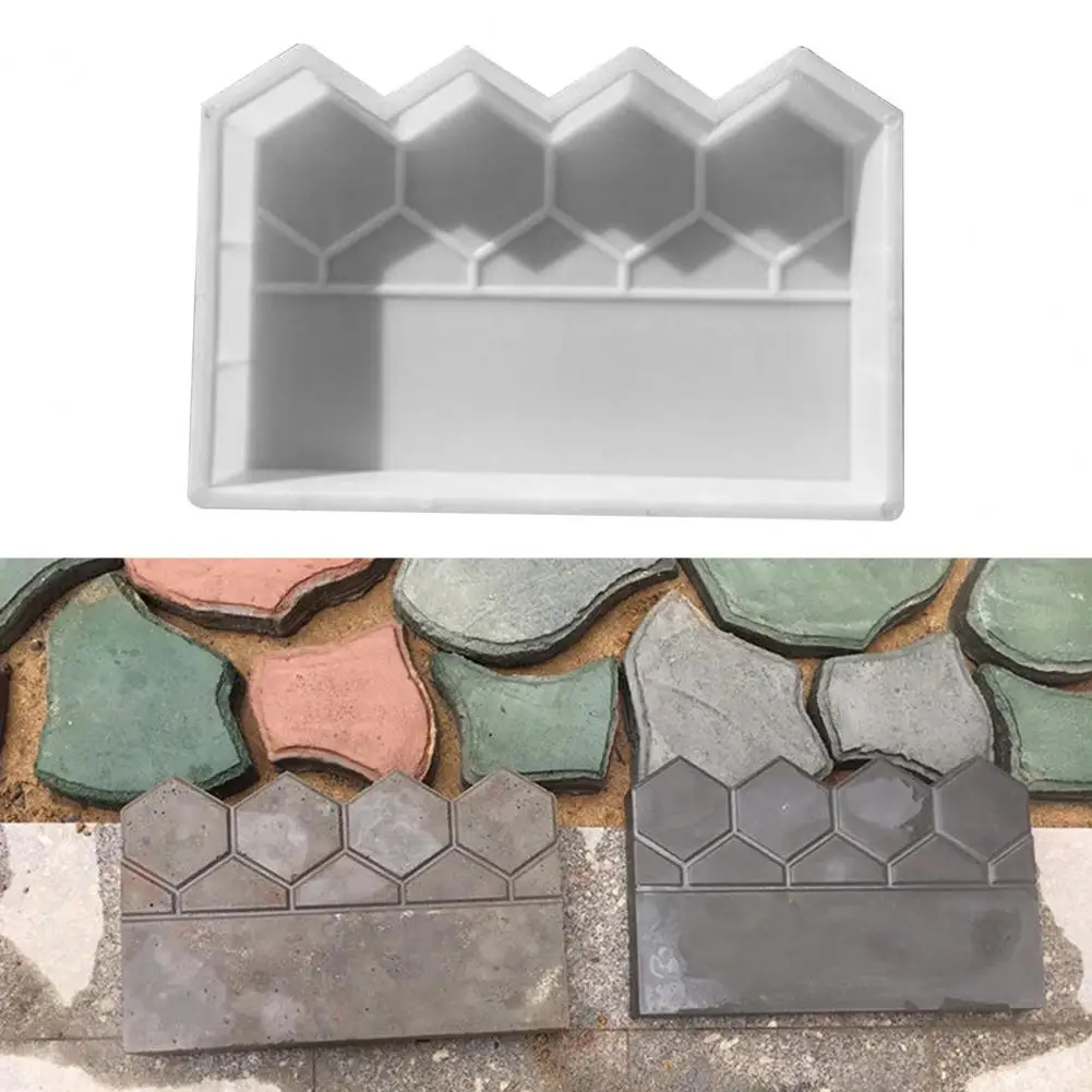 Guardrail Cement Mold Easy to Use Cement Mold Reusable Brick for Garden Fence Patterns Home Decoration Guardrail