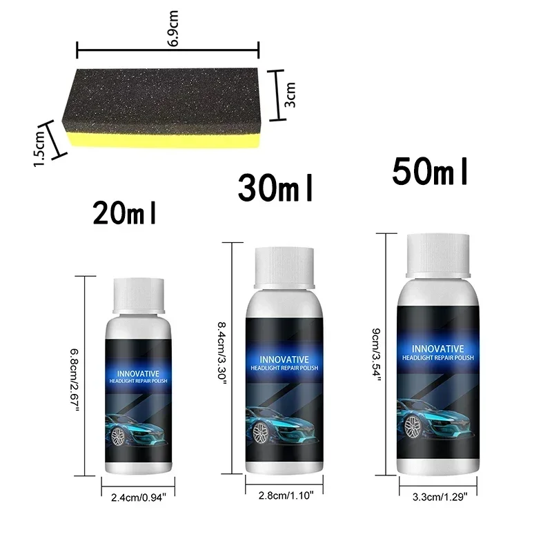 Car Headlight Repair Coating Solution Kit