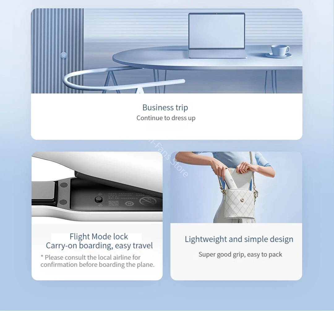 Xiaomi Mijia Wireless Straight Hair Clip Professional Straightener description image 8