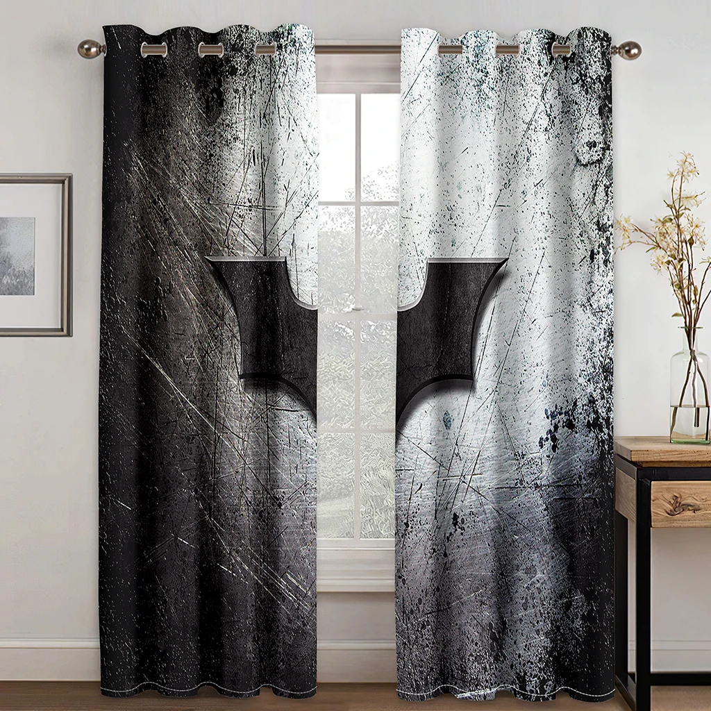 

3d Print Shading Blcakout 50% Kids Boy Children Decoration Halloween Window Curtains for Living Room Kitchen Bedroom