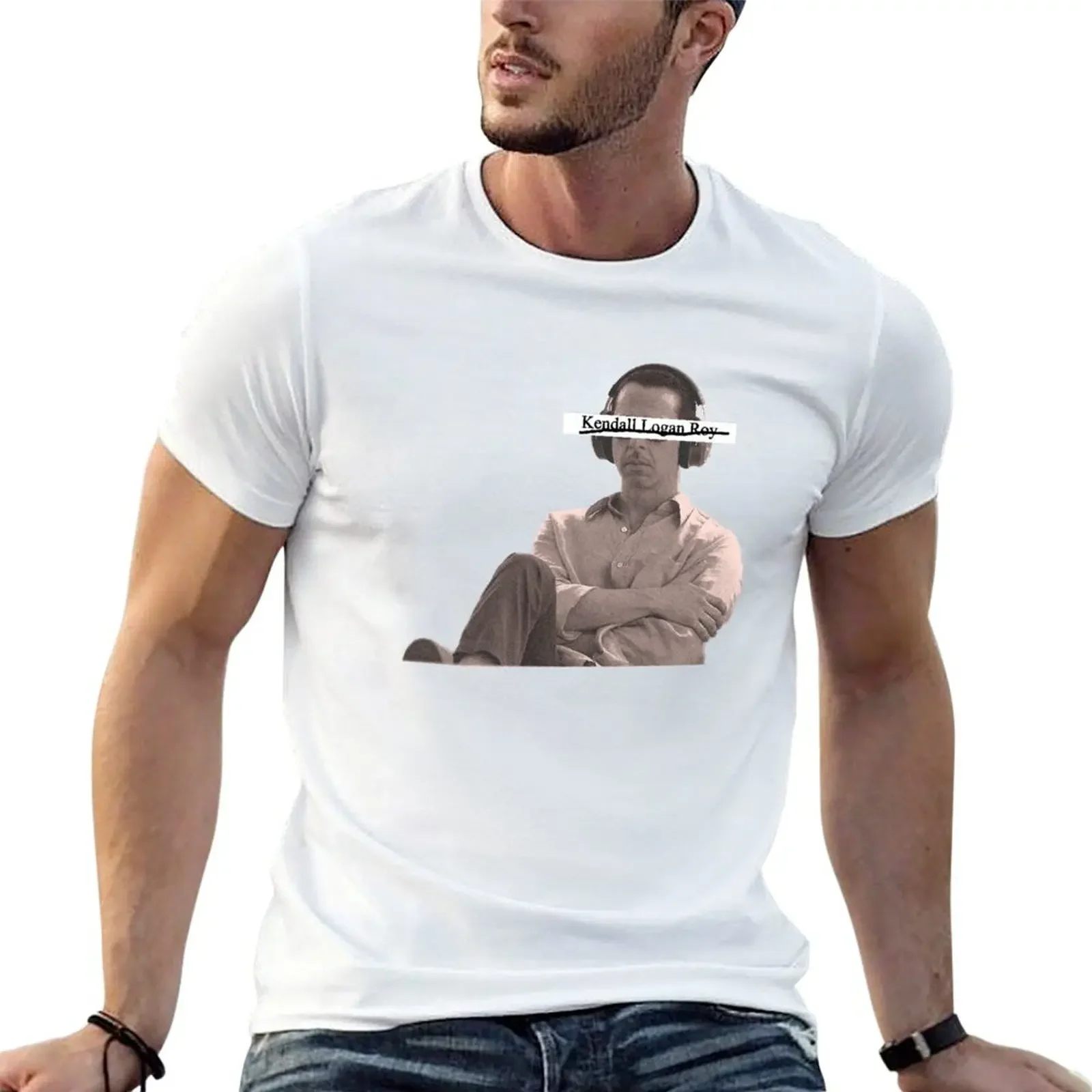 kend all roy headphones T-shirt blanks animal prinfor boys cute tops men t shirts