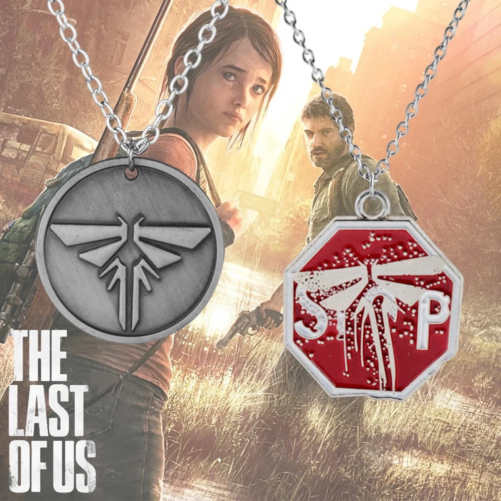 Statement Pendants necklace keychain The Last Of Us 2 anime keychain game keychain necklace pendant anime keychain pendant game necklace game cosplay props