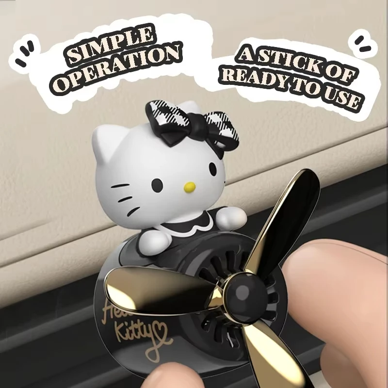 Kawaii Hello Kitty Sanrio Car Air Freshener Decoration Cartoon