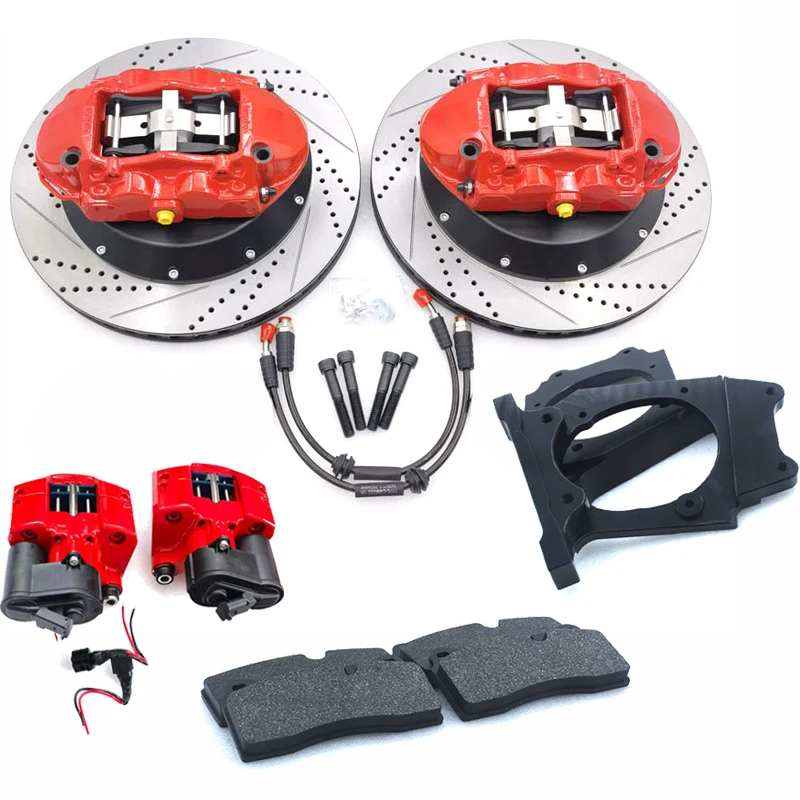 Jada Sistema Frenante Per Auto Ad Alte Prestazioni Posteriore Doppia Pinza Gt4 Belfe 380*28Mm Kit Disco Per Toyota Wilfa Set Freno Posteriore All'Ingr