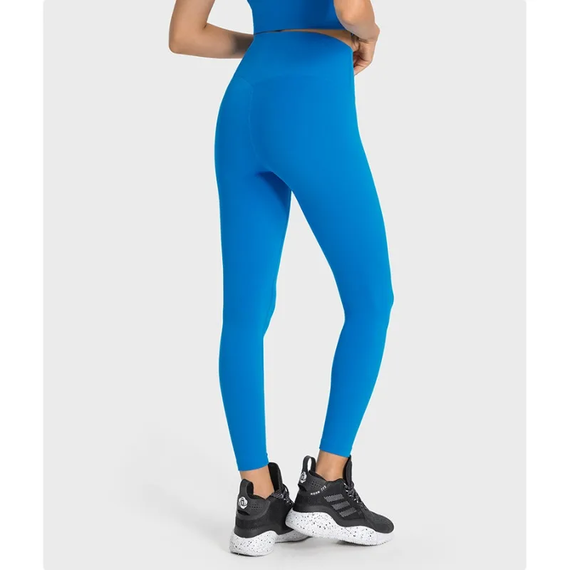 Lo Goddess Yoga High Waist Hip Lift Yoga Pants with Nude Feel, Antibacterial, and No T-Line Slim Fit Sports and Fitness Pants