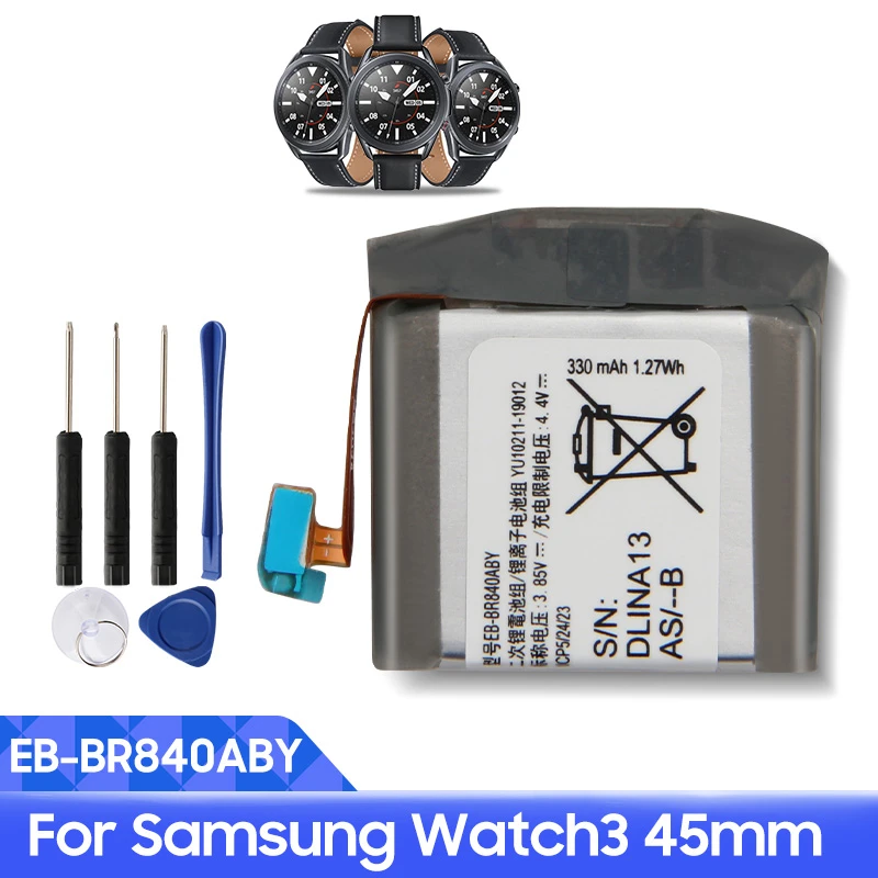Samsung Original Replacement Battery Eb-br840aby For Samsung Watch3 Sm-r840  Watch3 Version Sm-r845f 45mm Watch Battery - Mobile Phone Batteries -  AliExpress