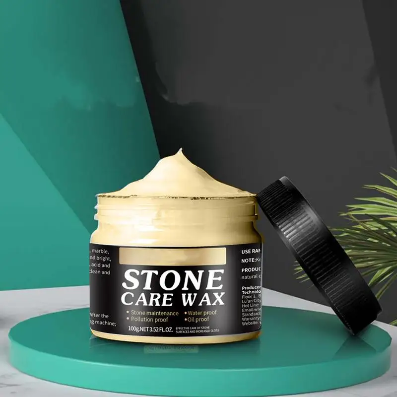 100g Stone Nourishing Polishing Wax Polish Tool Waterproof Polish Wax Granite Polish Wax Stone Care Products For Marble Tile
