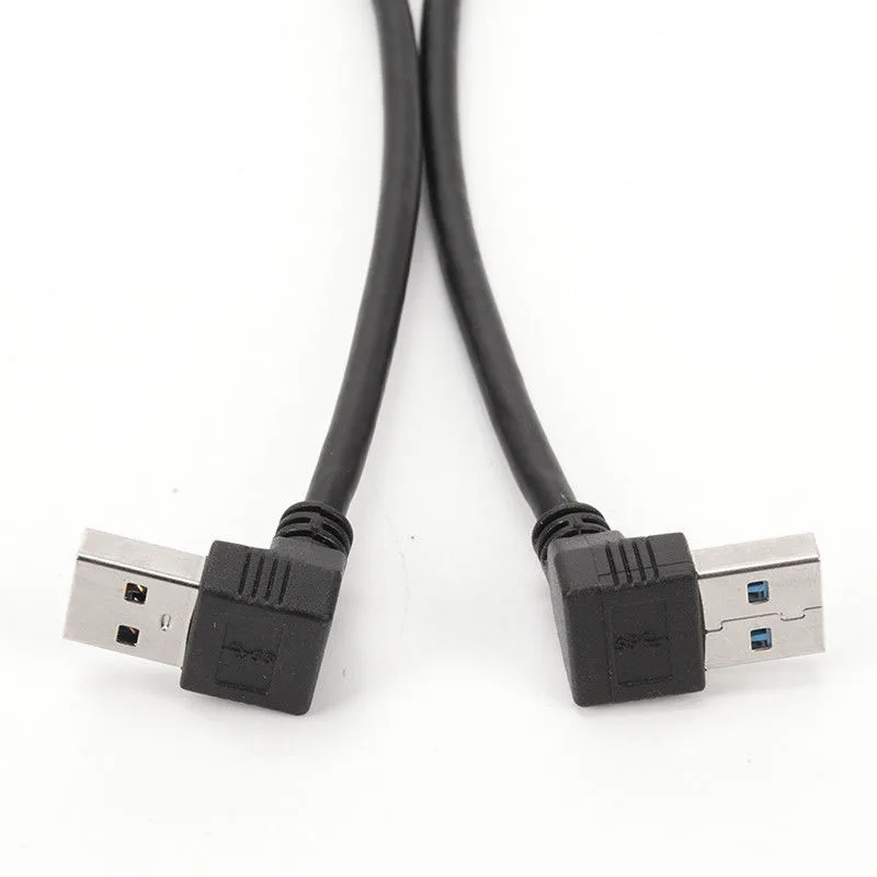 Usb 3.0 Angle 90 Degree Extension Cable Male To Female Adapter Cord Data images - 6