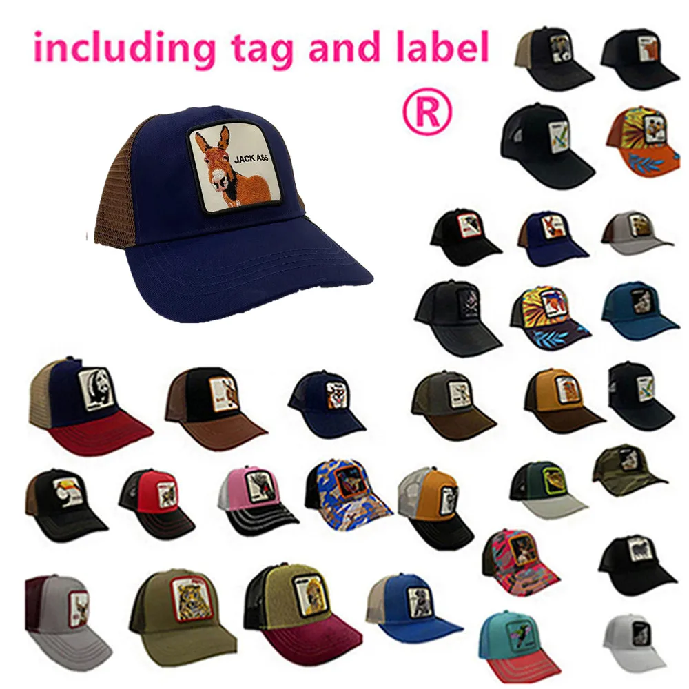 

2023 Goorin Bros OEM Baseball Cap Animal Embroidery Anime Cute Embroidery Summer Mesh Men's Ms.A3