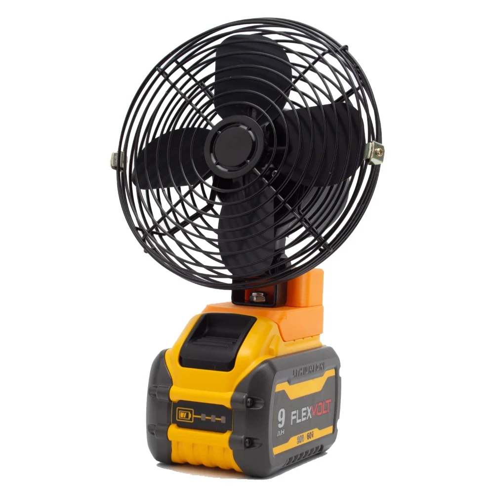 Portable Workshop Jobsite Fan For Dewalt 20V 60V MAX  Li-Ion Flexvolt Battery DCB200 DCB201 Cordless Li-Ion Bare Tool original 20v 6ah 12ah 18650 battery for dewalt 18v replacement battery dcb184 dcb200 dcb182 dcb180 dcb181 dcb182 dcb201 dcb206