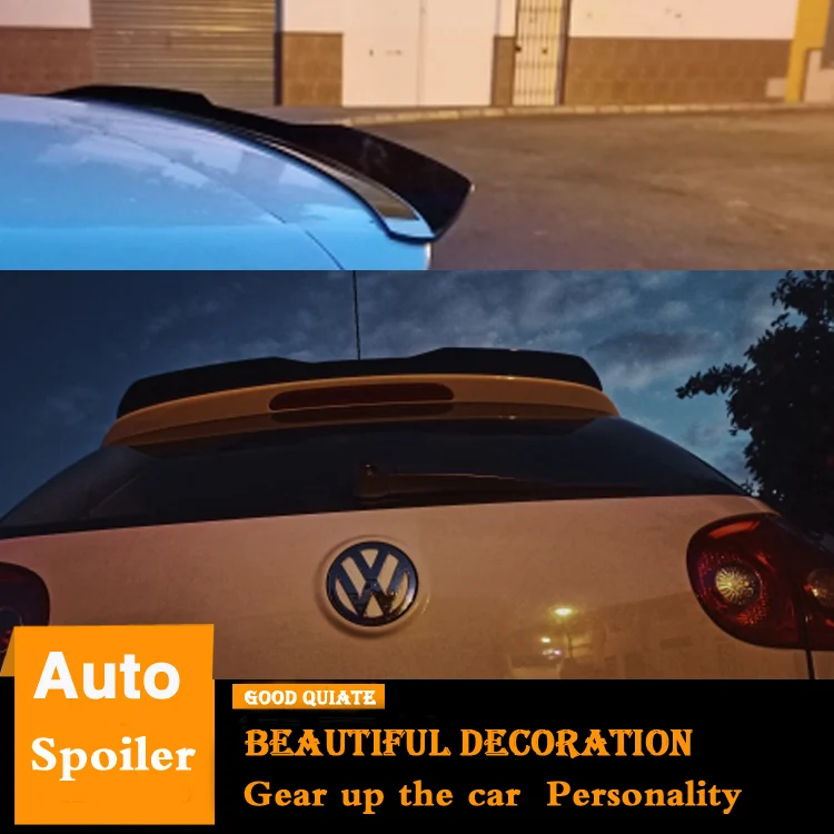Per Volkswagen Golf Mk7 Spoiler 2014-2019 Car Sport Spoiler Di Alta Qualità Abs Car Tail Wing Decoration Hatchback Roof Spoiler Mk6