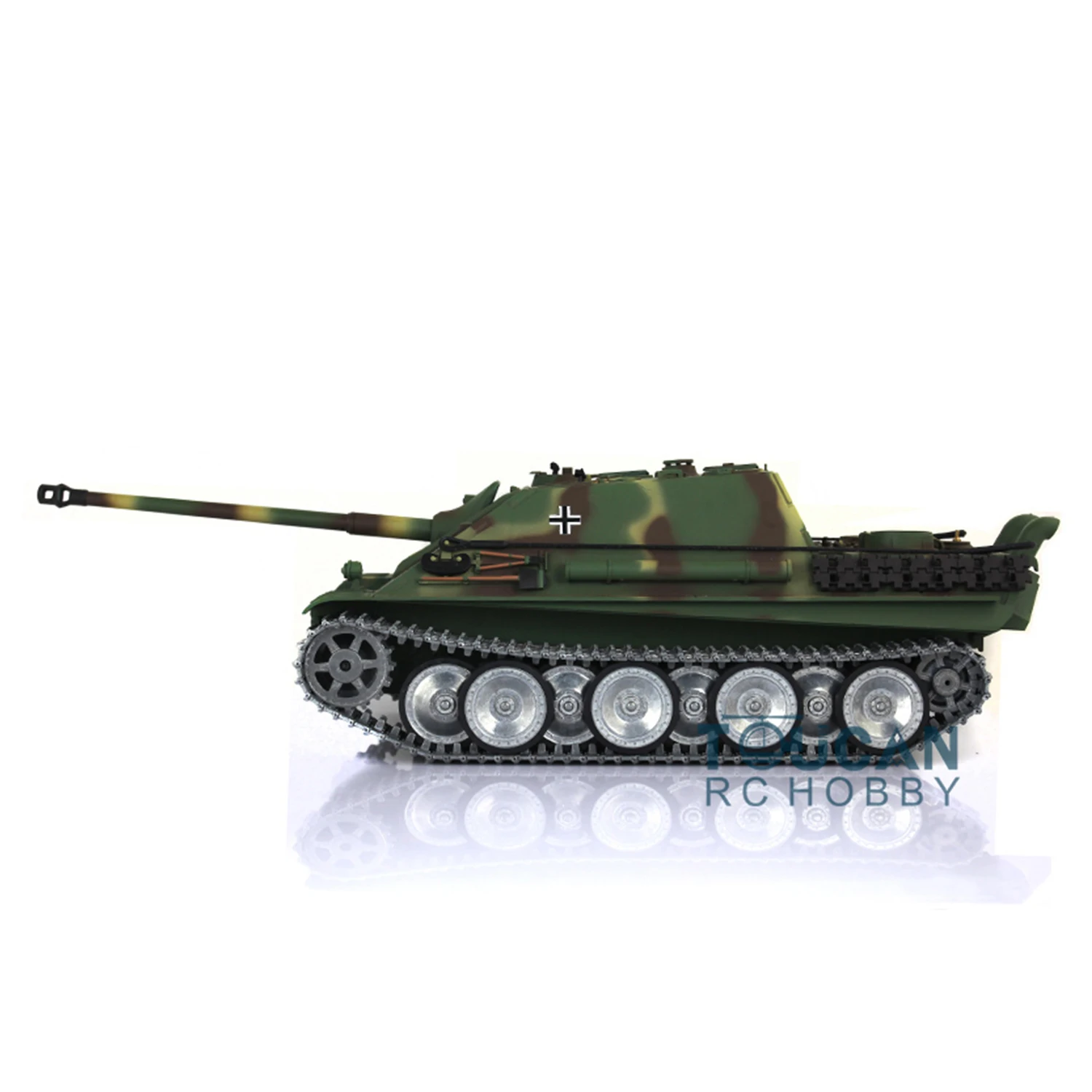 HENG LONG 1/16 7.0 Customized Jadpanther RTR RC Tank 3869 FPV Metal Tracks Wheels Remoted Panzer Car TH17442-SMT4 2
